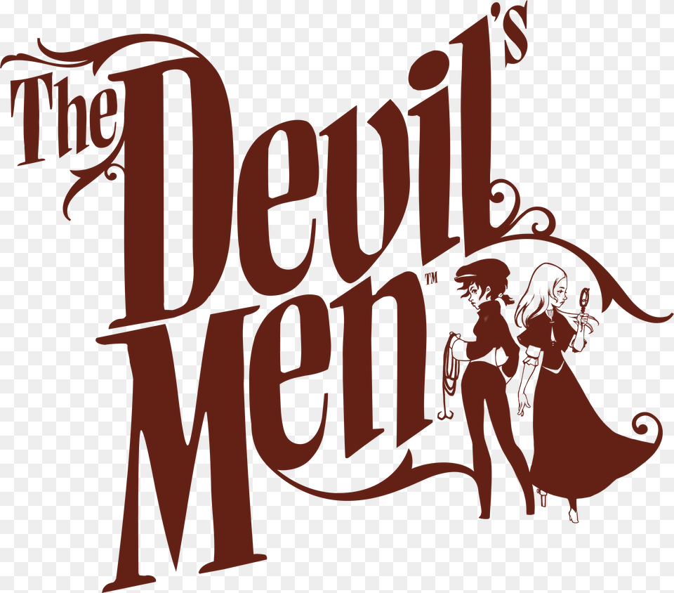 Devils Men Logo Steampunk, Book, Publication, Person, Adult Png Image