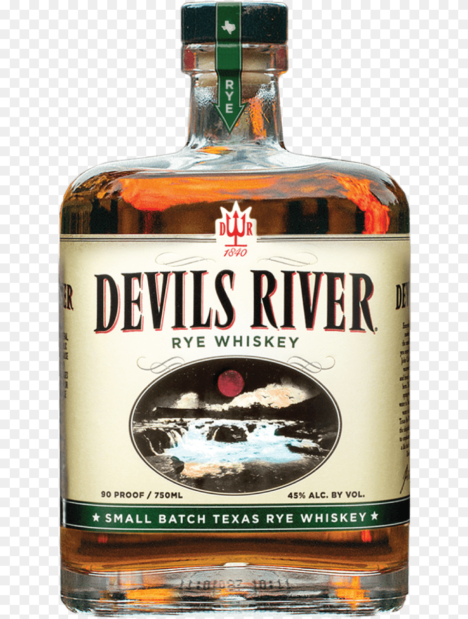 Devils River Bourbon Whiskey, Alcohol, Beverage, Liquor, Beer Free Png