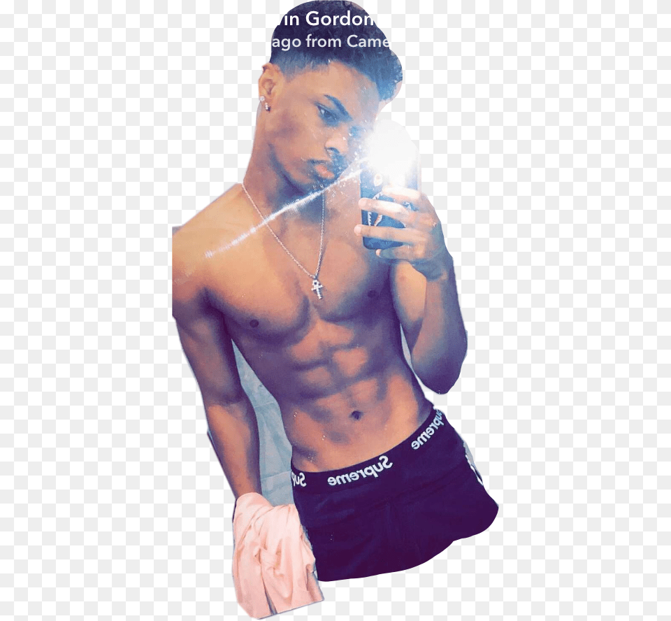 Devin Devingordon Sixpack Boy Mirrorselfie Barechested, Adult, Male, Man, Person Free Transparent Png