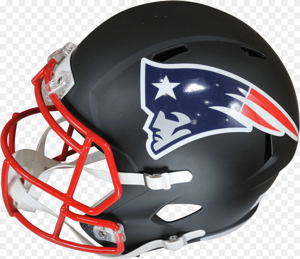 Devin Mccourty Autographed Patriots Flat Black Speed New England Patriots, Helmet, American Football, Football, Person Free Png Download