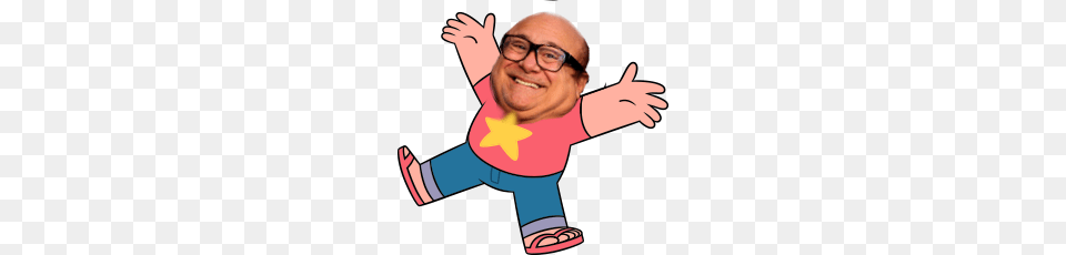 Devito Just Works So Well On Steven, Accessories, Photography, Person, Head Free Png