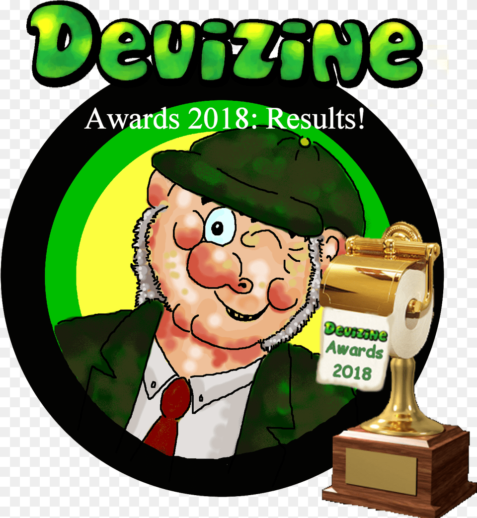 Devizine Awards Results Clipart Cartoon, Person, Advertisement, Face, Head Png Image