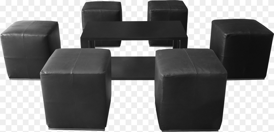 Devon Black With Roma Square Black 1 1 Chair, Furniture Free Png Download