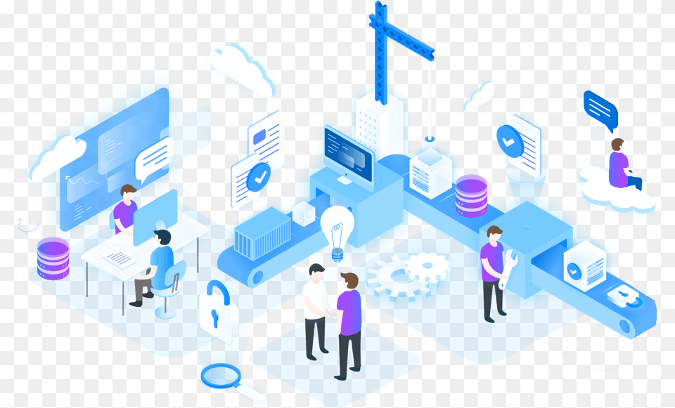 Devops Solutions Expertise Isometric, Lab, Architecture, Hospital, Building Png Image