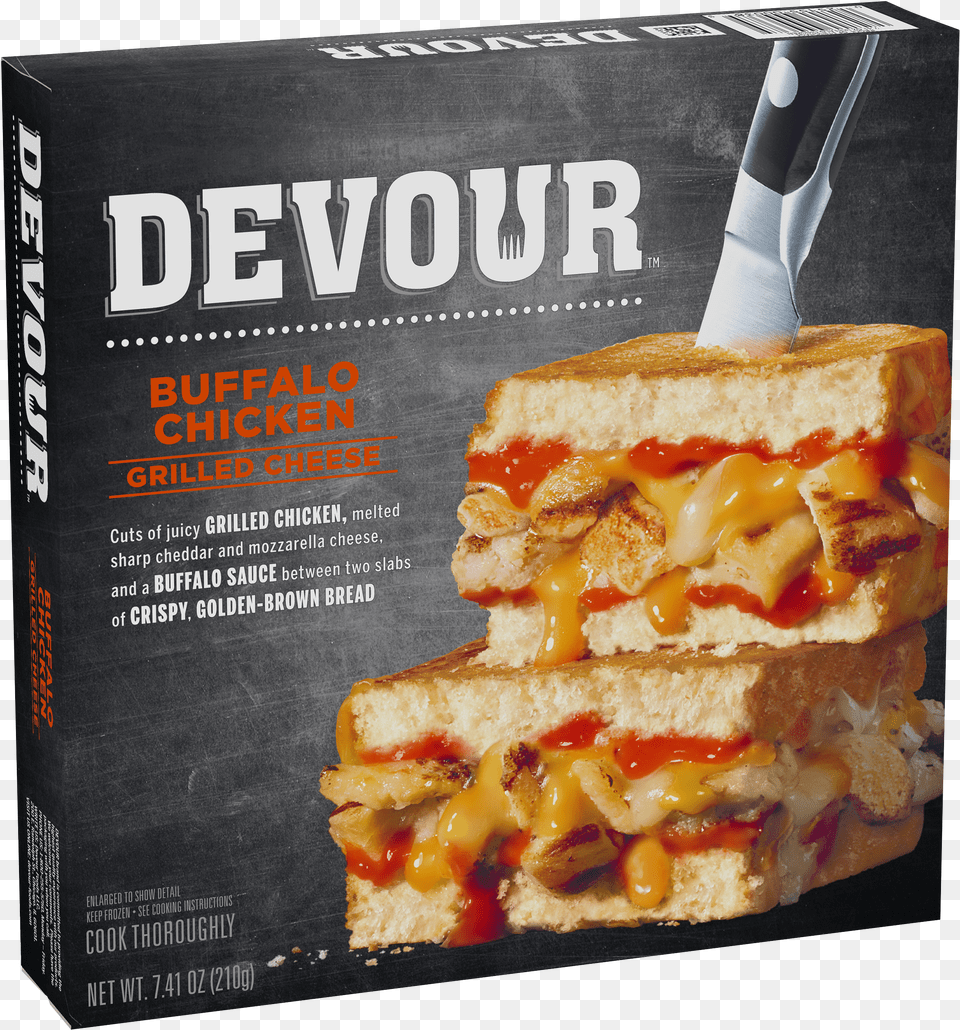 Devour Buffalo Chicken Grilled Cheese Png Image