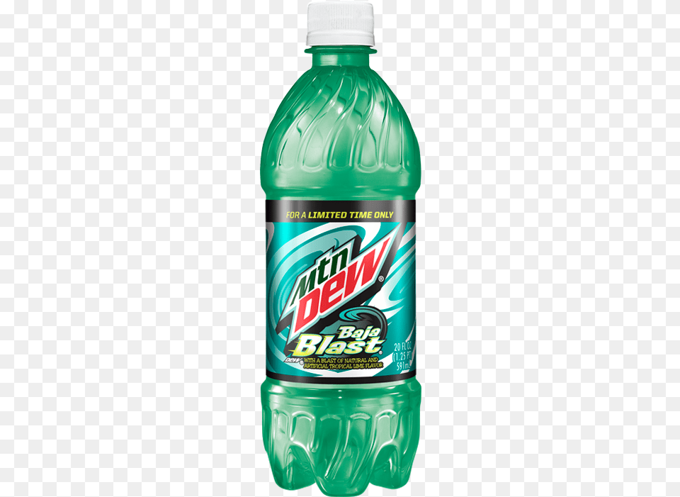 Dew Baja 20 Mountain Dew Soda Baja Blast 12 Fl Oz, Bottle, Beverage, Pop Bottle, Shaker Free Png