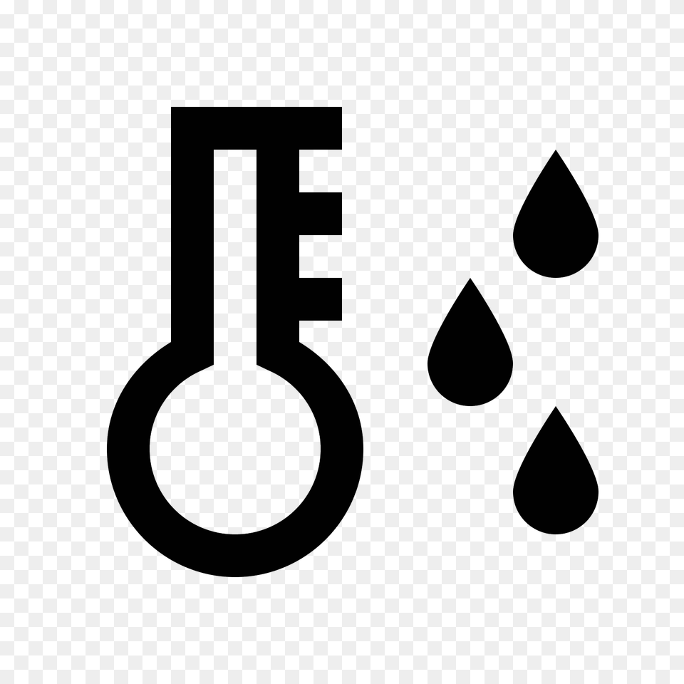 Dew Point Icon, Gray Free Transparent Png