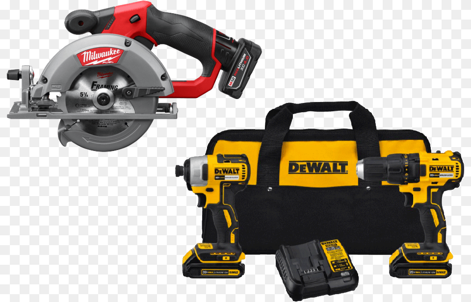 Dewalt Combo 20 Volt, Device, Power Drill, Tool Free Png