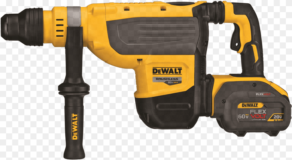 Dewalt Flexvolt 60v Max 1 78 In Dewalt 60v Sds Max, Device, Power Drill, Tool Png Image