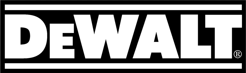 Dewalt Logo Black And White Dewalt Dw7054 Crown Stops For Free Png