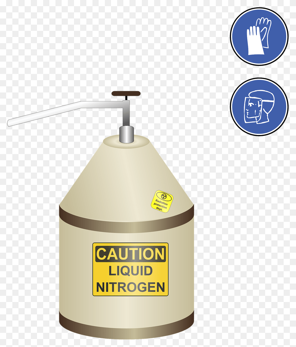 Dewar Flask With Liquid Nitrogen Clipart, Bottle, Shaker Png Image