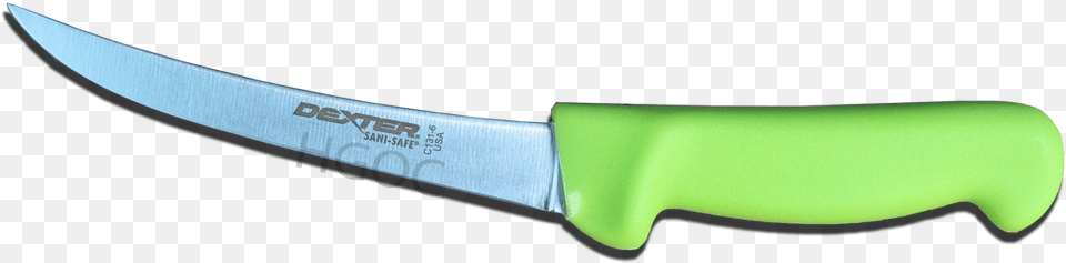 Dexter Russell Lime Green Sani Safe 6quot Narrow Curved Utility Knife, Blade, Weapon, Dagger, Cutlery Free Png Download