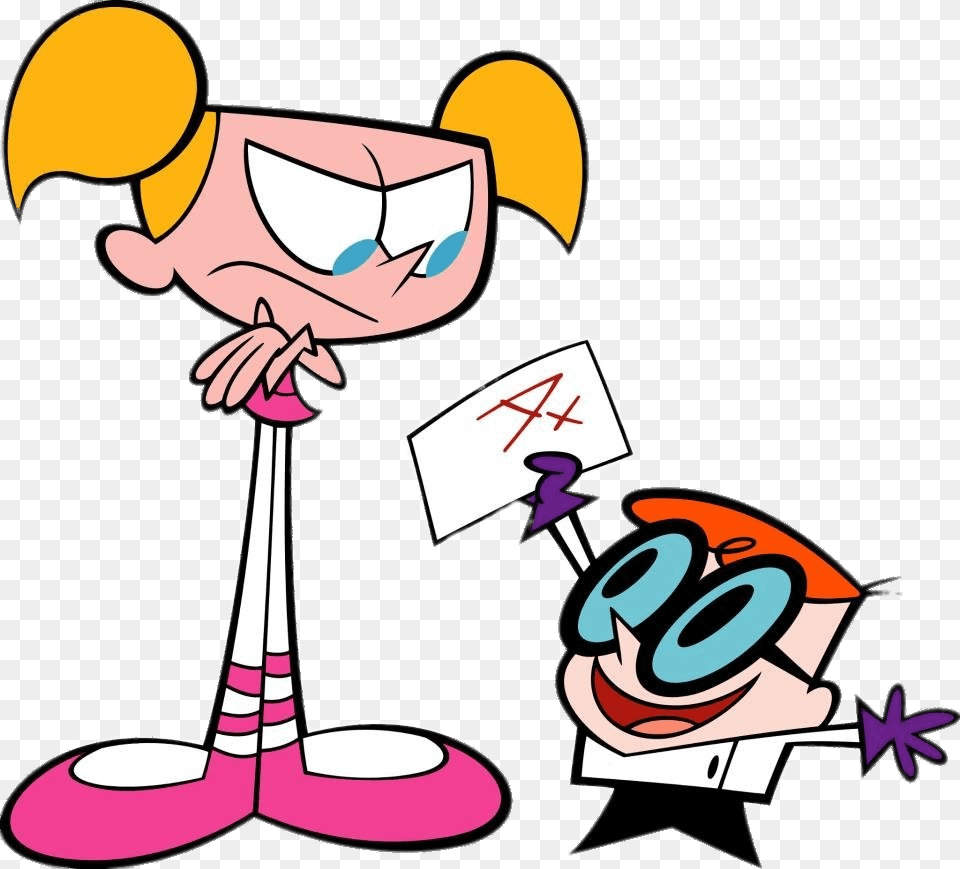 Dexter Showing Test Result, Cartoon, People, Person, Baby Png Image