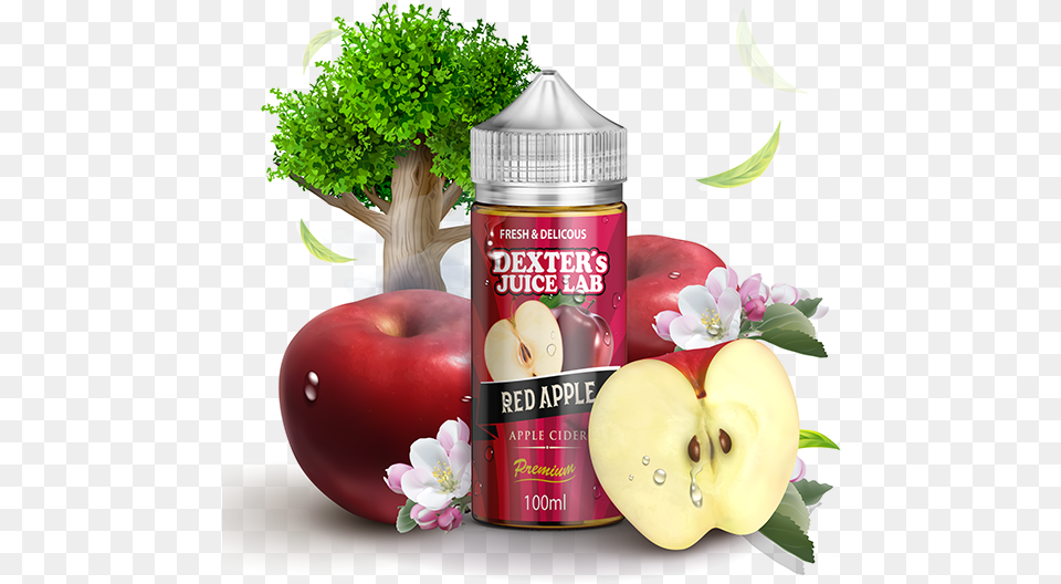 Dexters Juice Lab Red Apple, Food, Fruit, Plant, Produce Free Png Download
