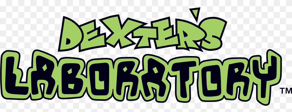 Dexters Laboratory Logo, Green, Text, Art, Dynamite Png