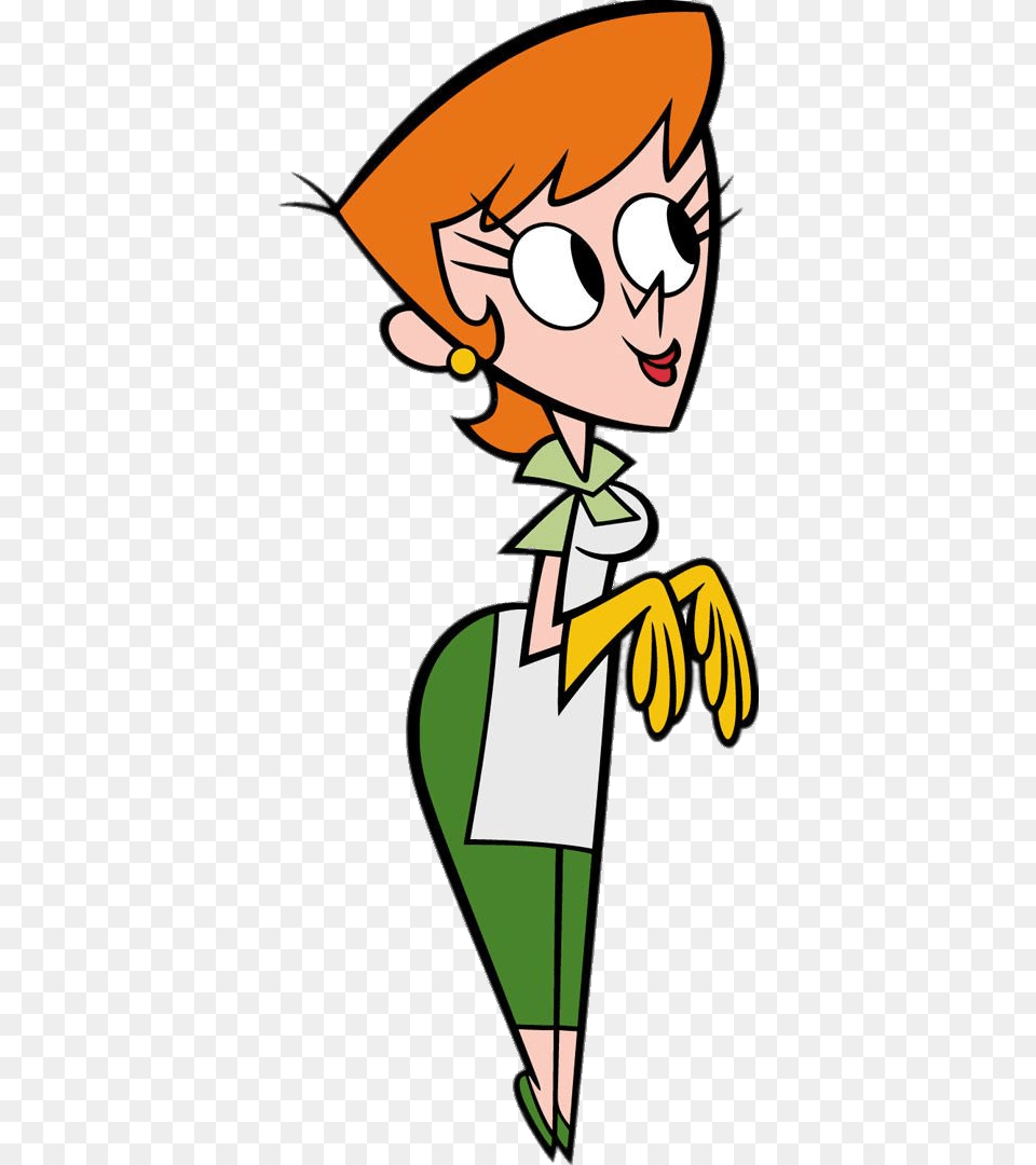 Dexters Laboratory Mom, Cartoon, Face, Head, Person Free Png