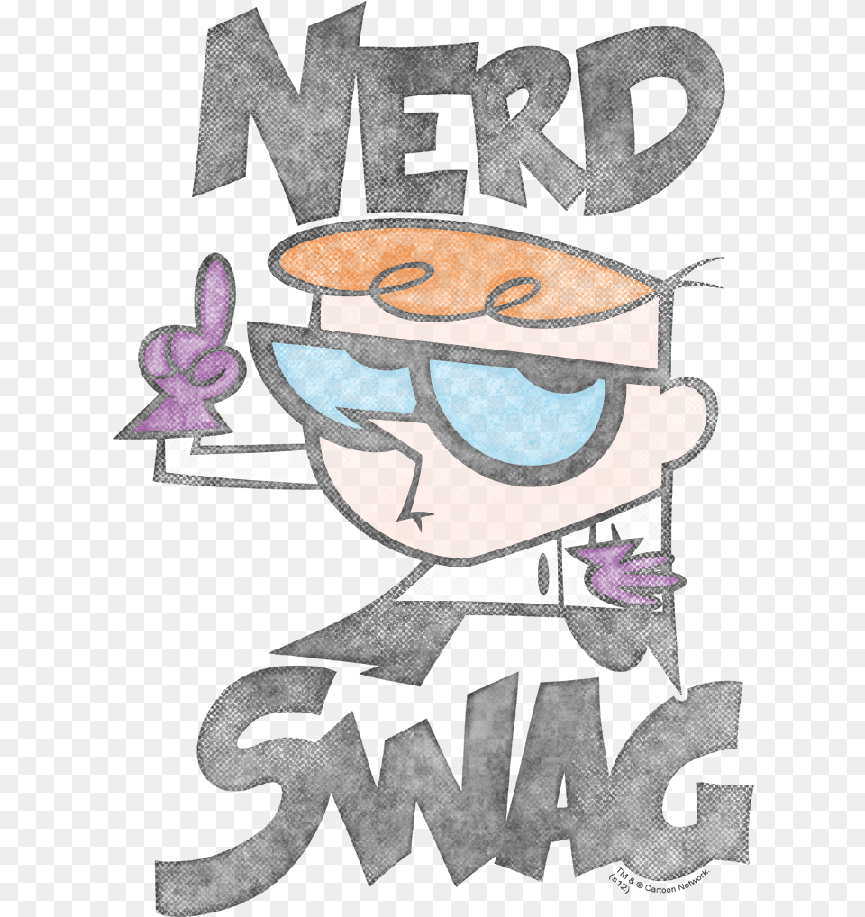 Dexters Laboratory Nerd Swag Mens Heather Download Dexter39s Laboratory, Cartoon, Baby, Person, Face Png Image