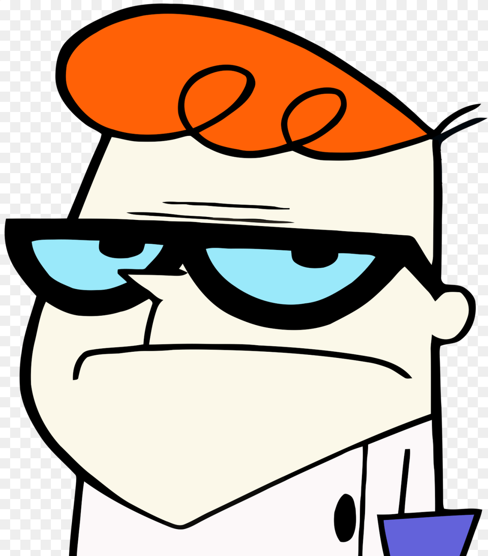 Dextervectorized Cutout Dexter Lab Face, Cartoon, Accessories, Glasses, Animal Free Png Download