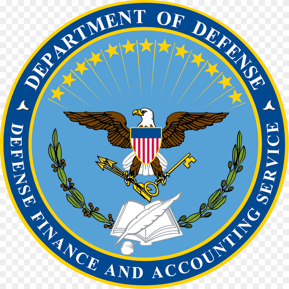 Dfas Seal Defense Finance Amp Accounting Service Logo, Emblem, Symbol, Badge, Animal Free Png Download