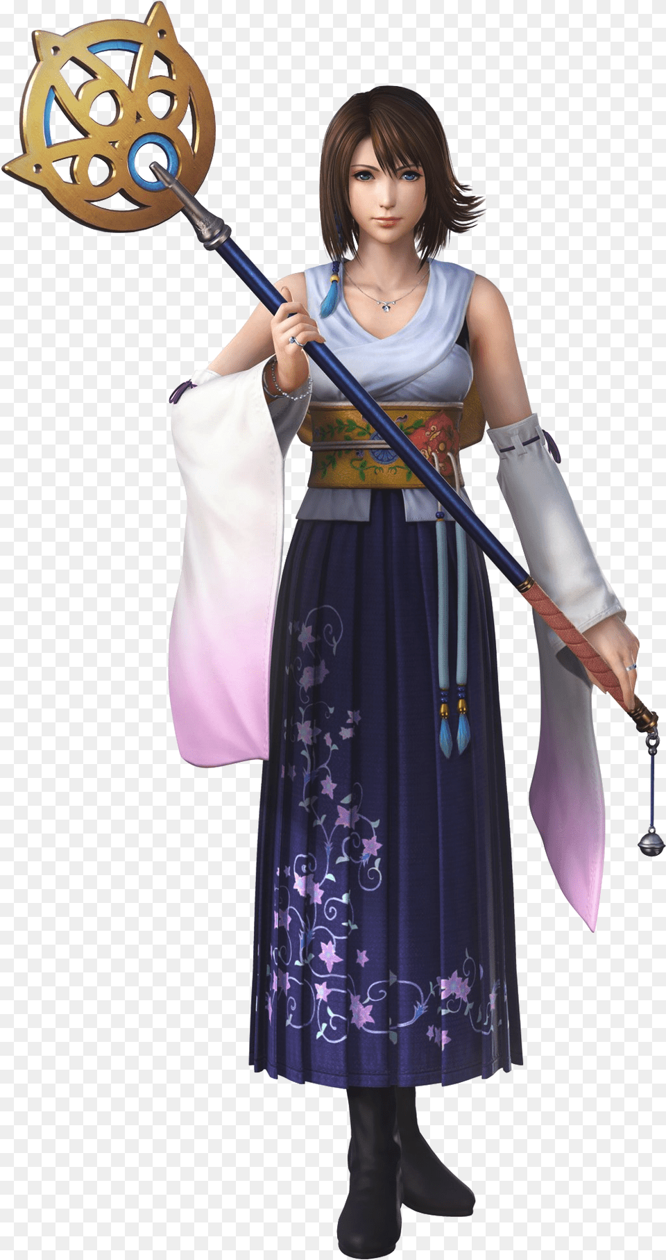 Dffnt Ffx Yuna Dissidia Final Fantasy Nt Yuna, Clothing, Costume, Dress, Person Png Image