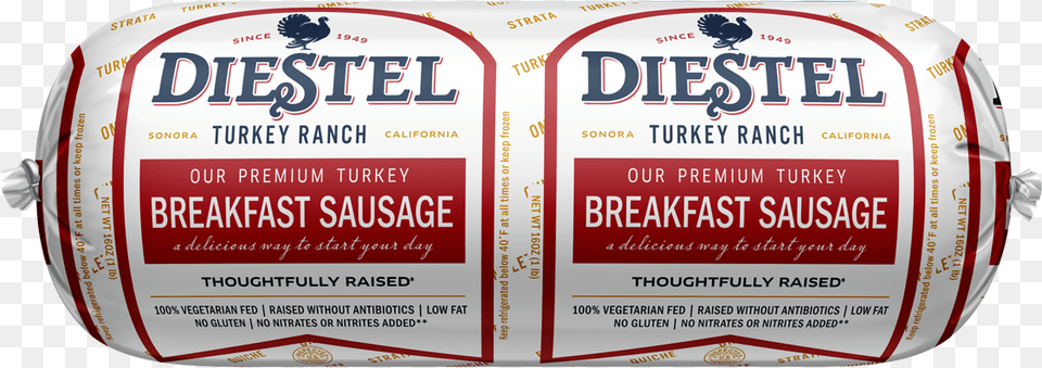 Dfr Frozen Breakfast Turkey Sausage Rendering Diestel Turkey Sausage, Advertisement, Alcohol, Beer, Beverage Png Image