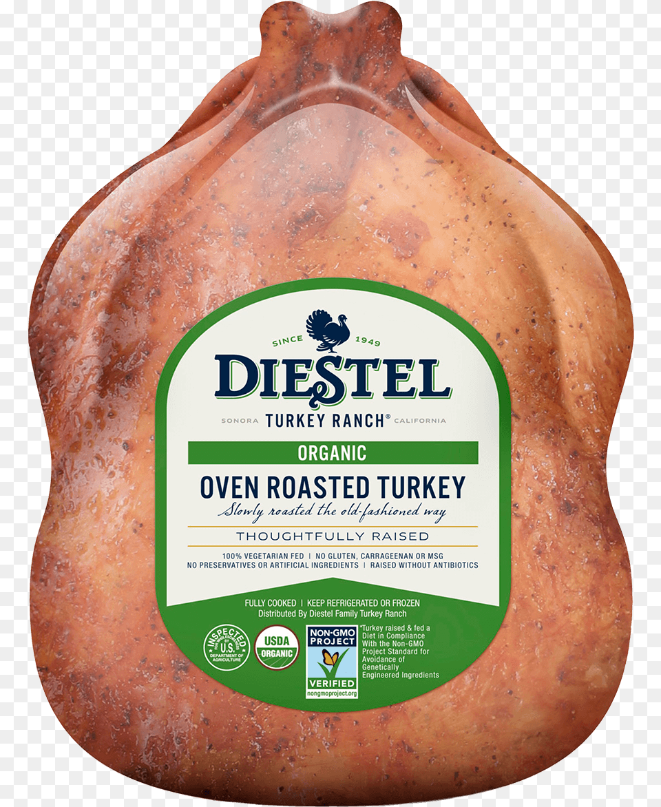 Dfr Organic Oven Roasted Whole Turkey Rendering Turkey In Packaging, Food, Ham, Meat, Pork Free Png Download