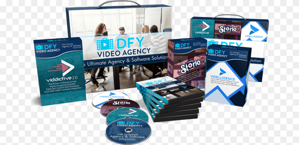 Dfy Video Agency, Advertisement, Poster, Person, Disk Free Png Download