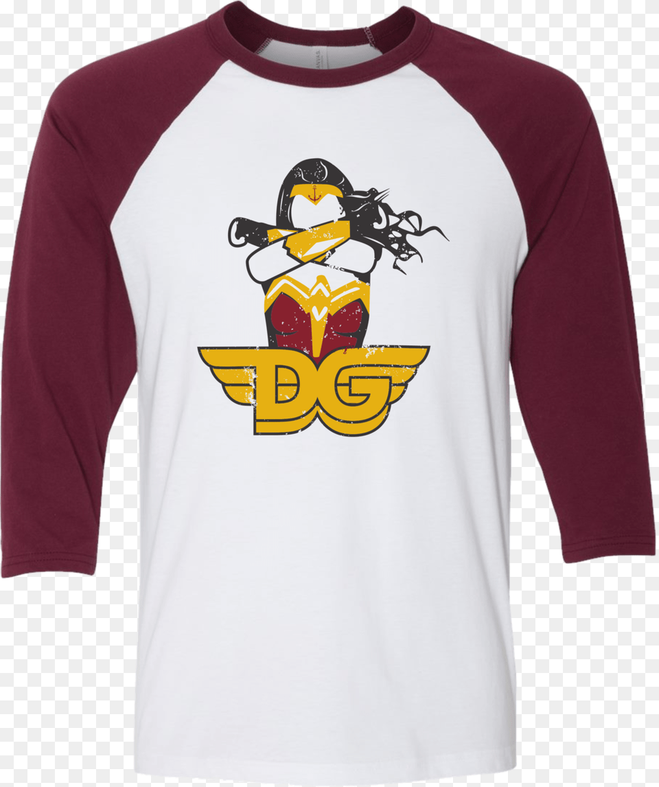 Dg Wonder Woman Baseball Tee, Clothing, Long Sleeve, Shirt, Sleeve Free Png