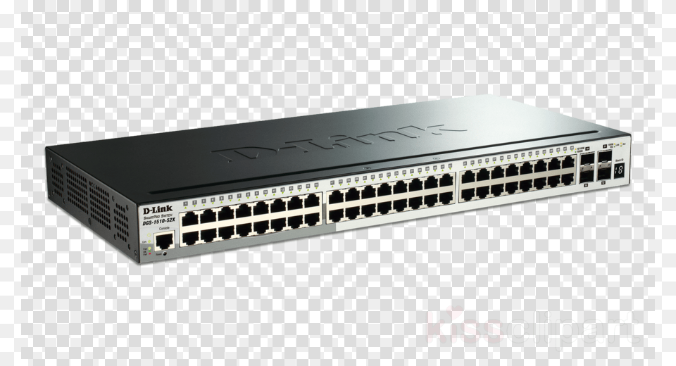 Dgs 1510 28x Clipart Network Switch 10 Gigabit Ethernet D Link Dgs 1510 52 52 Port Gigabit Stackable Smartpro, Computer Hardware, Electronics, Hardware, Hub Png