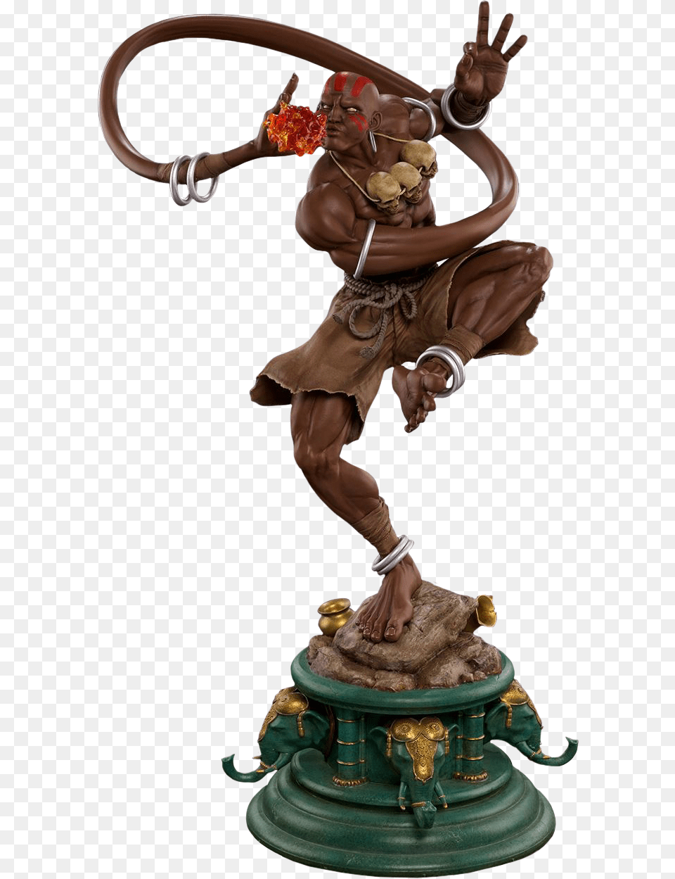 Dhalsim Street Fighter Sculpture, Bronze, Figurine, Adult, Male Free Png