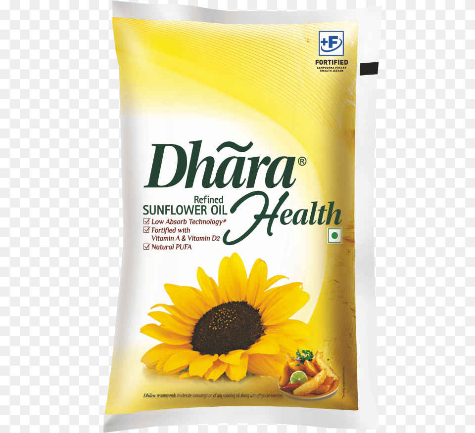 Dhara Refined Sunflower Oil, Advertisement, Flower, Plant, Poster Free Png Download