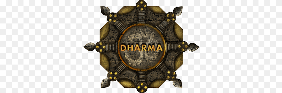 Dharma Projects Leme Roda Kemudi, Badge, Logo, Symbol, Bronze Free Transparent Png