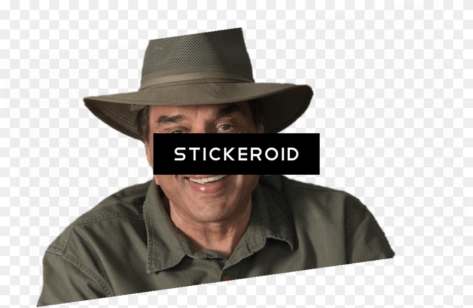 Dharmendra With Hat Fedora, Clothing, Sun Hat, Adult, Male Free Png