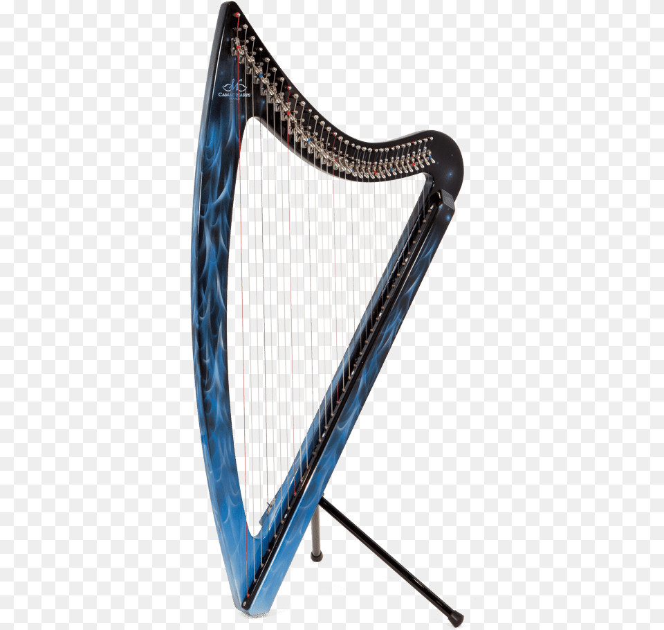 Dhc 32 Blue Light Electro Harp, Musical Instrument Png Image