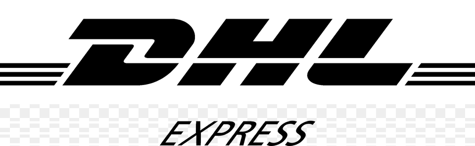 Dhl Express Logo Black And White International Express Shipping Extra Fee Dhl Shipping, Stencil Png Image