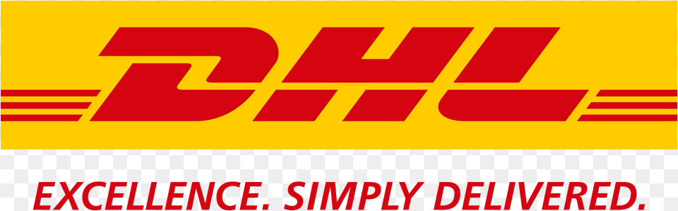 Dhl Logo And Separate Slogan Free Png Download