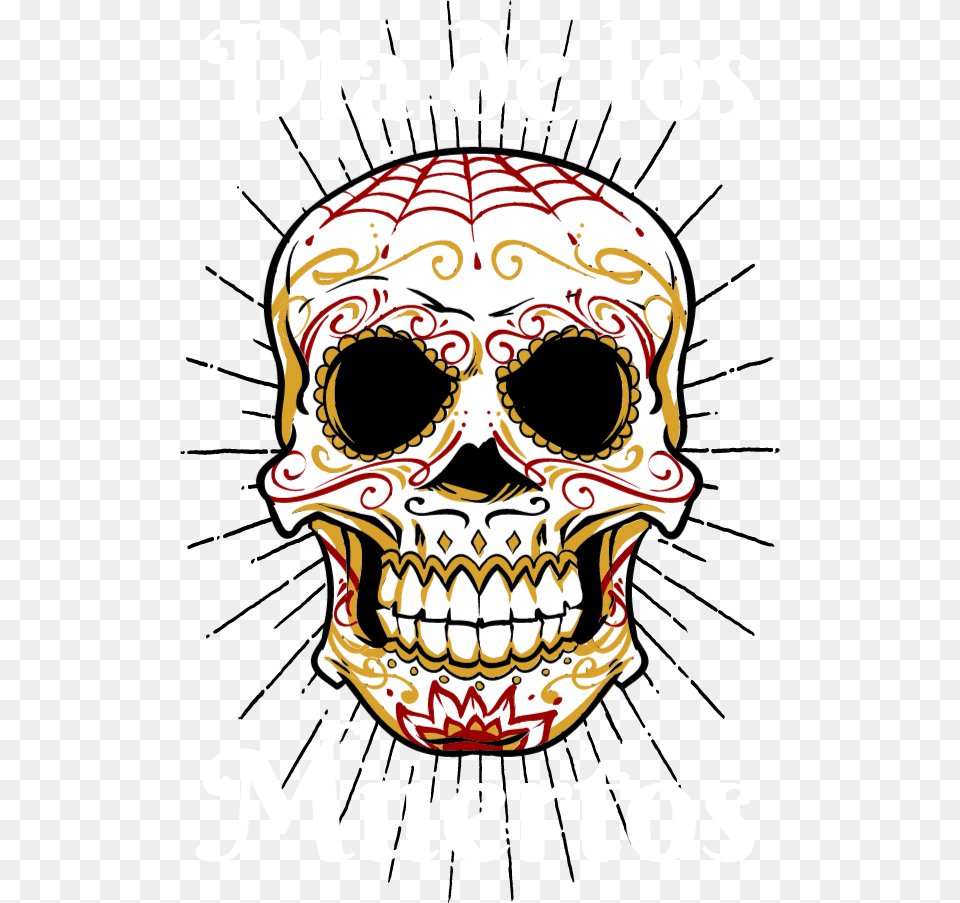 Dia De Los Muertos Ball Surgical Steel 316l Balls Amp Replacement Ends, Person, Face, Head, Adult Free Png Download