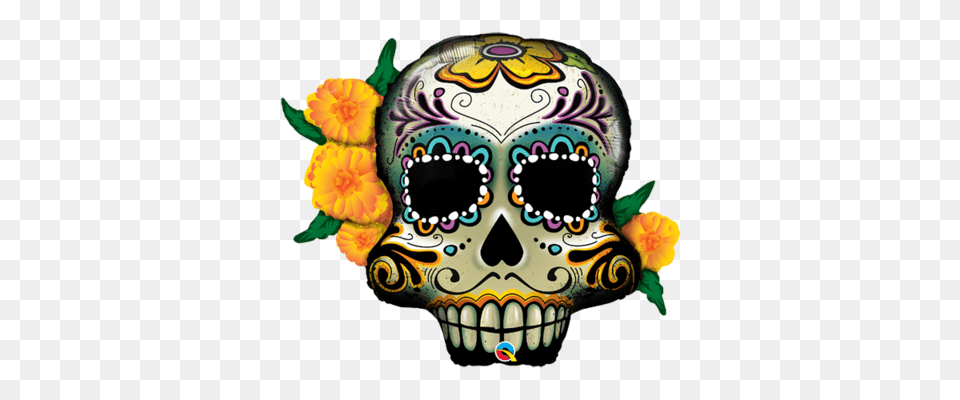 Dia De Los Muertos Halloween La Balloons, Mask, Crowd, Person Free Png