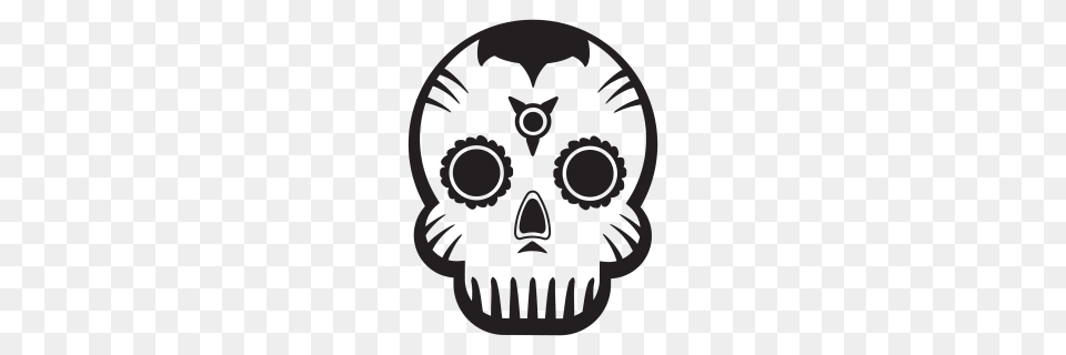 Dia De Los Muertos Wall Decal, Mask Free Transparent Png