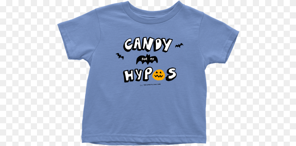 Diabetes Halloween Candy For My Hypos Toddler T Shirt Active Shirt, Clothing, T-shirt Png Image