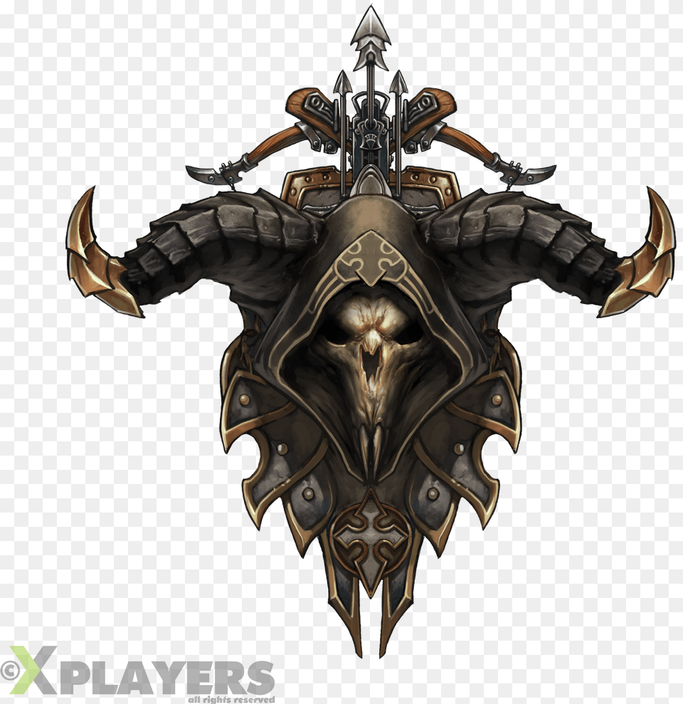 Diablo 3 Cutouts Diablo 3 Demon Hunter Crest, Cross, Symbol, Armor Free Png Download