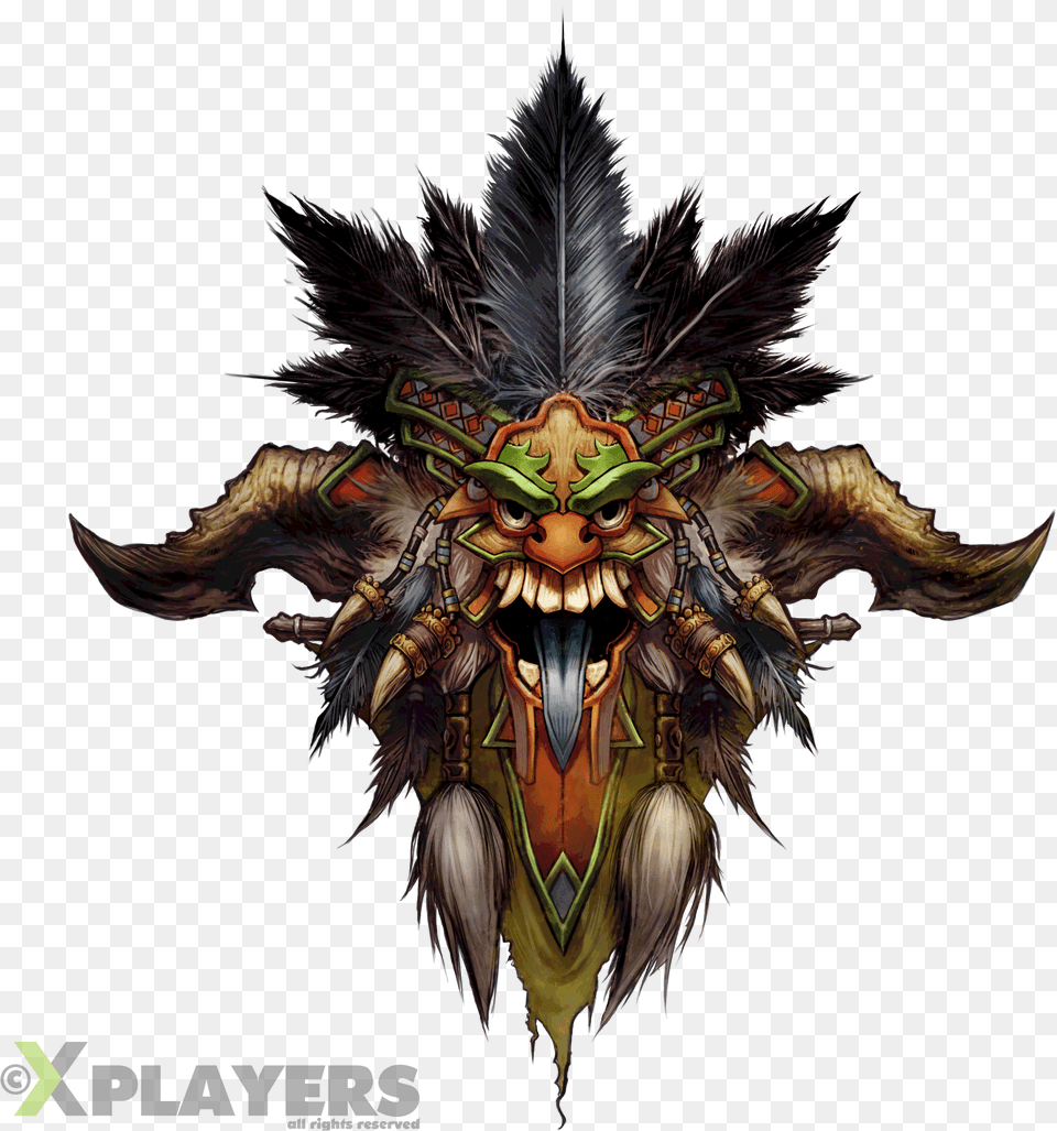 Diablo 3 Cutouts Diablo 3 Witch Doctor Crest, Adult, Female, Person, Woman Png