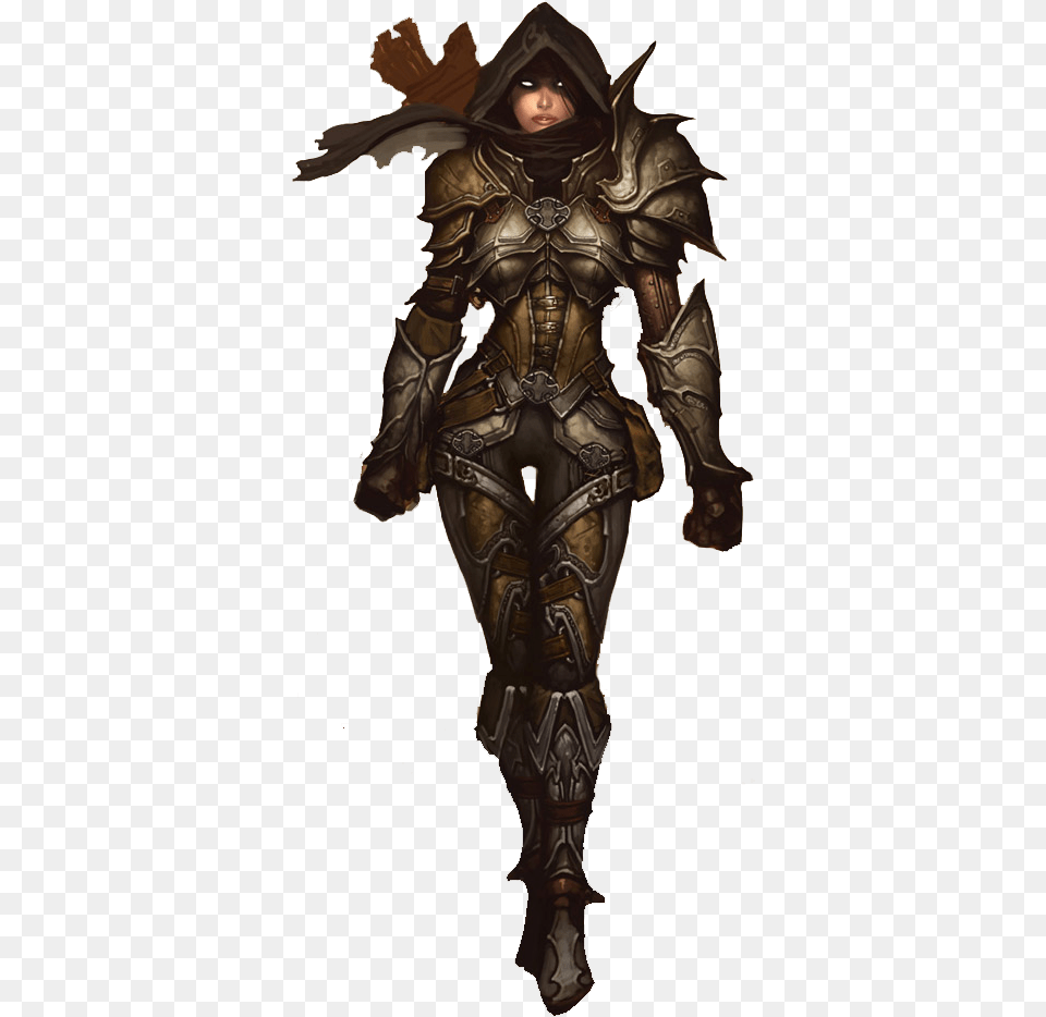 Diablo 3 Demon Hunter Demon Hunter Female Diablo, Armor, Adult, Male, Man Free Png