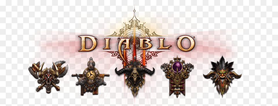 Diablo, Logo, Emblem, Symbol, Cross Free Png