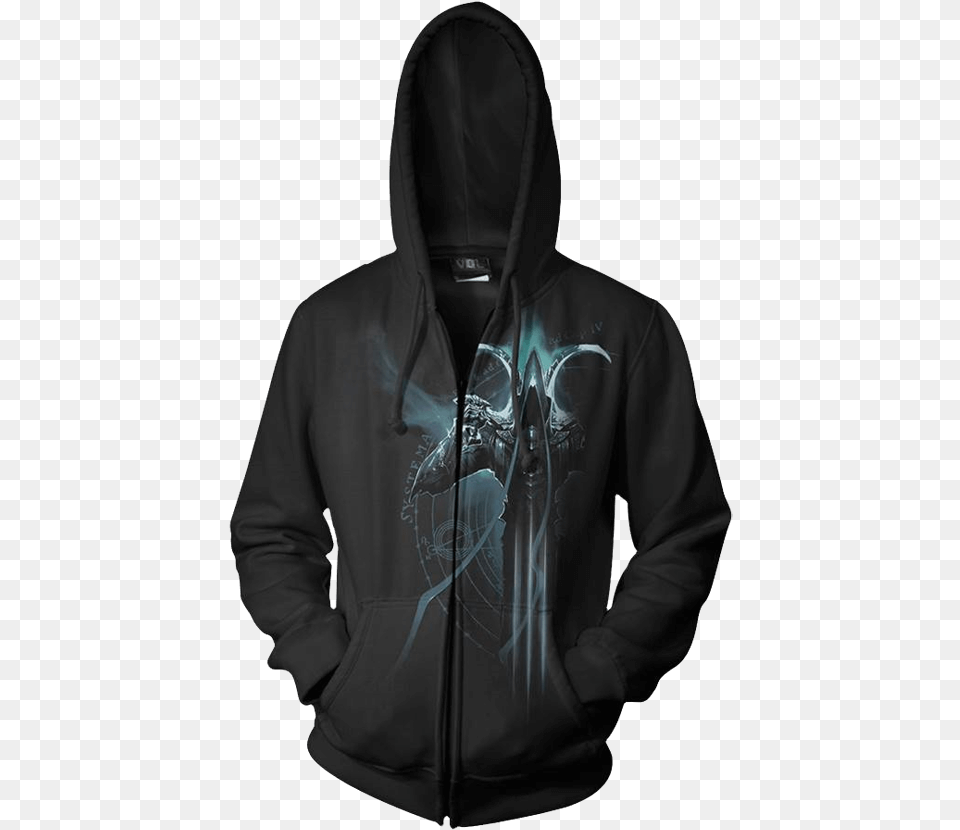 Diablo Iii Reaper Of Souls Malthael Hoodie Wrestlemania 31 Hoodie, Clothing, Hood, Knitwear, Sweater Png