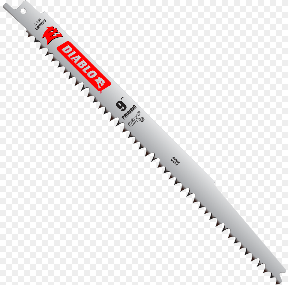 Diablo Wood Pruning Saw Blade Reciprocating Saw Pruning Blades, Device, Dagger, Knife, Weapon Free Png