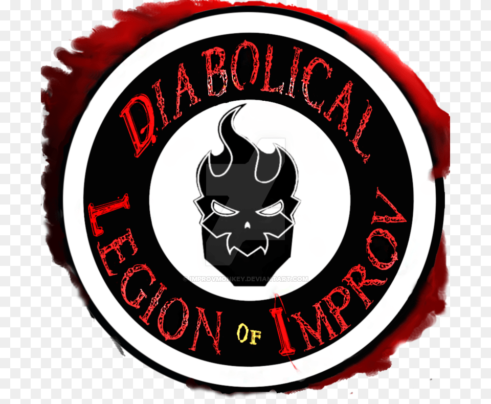 Diabolical Legion Of Improv Logo, Emblem, Symbol, Face, Head Png Image