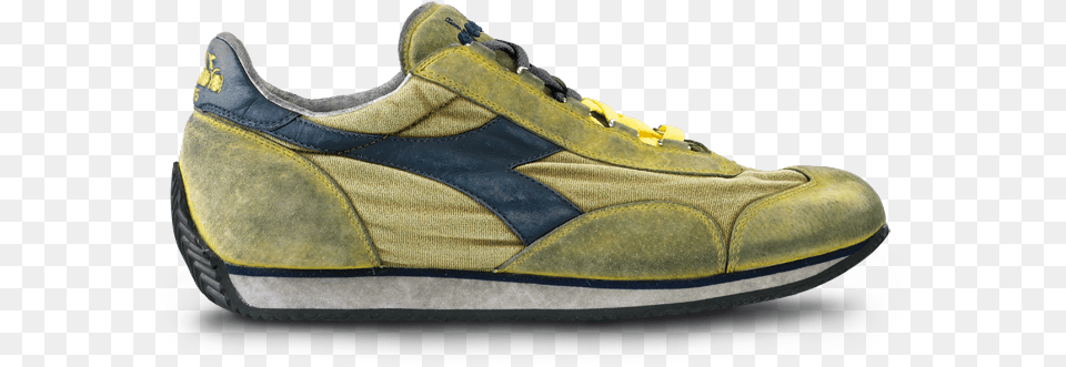 Diadora Heritage Yellow Sneakers, Clothing, Footwear, Shoe, Sneaker Png Image