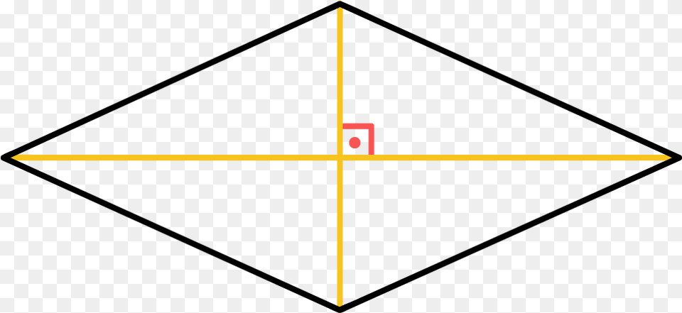 Diagonais Do Losango Formam Um Ngulo De 90 Graus Entre Triangle, Cross, Symbol Free Png Download