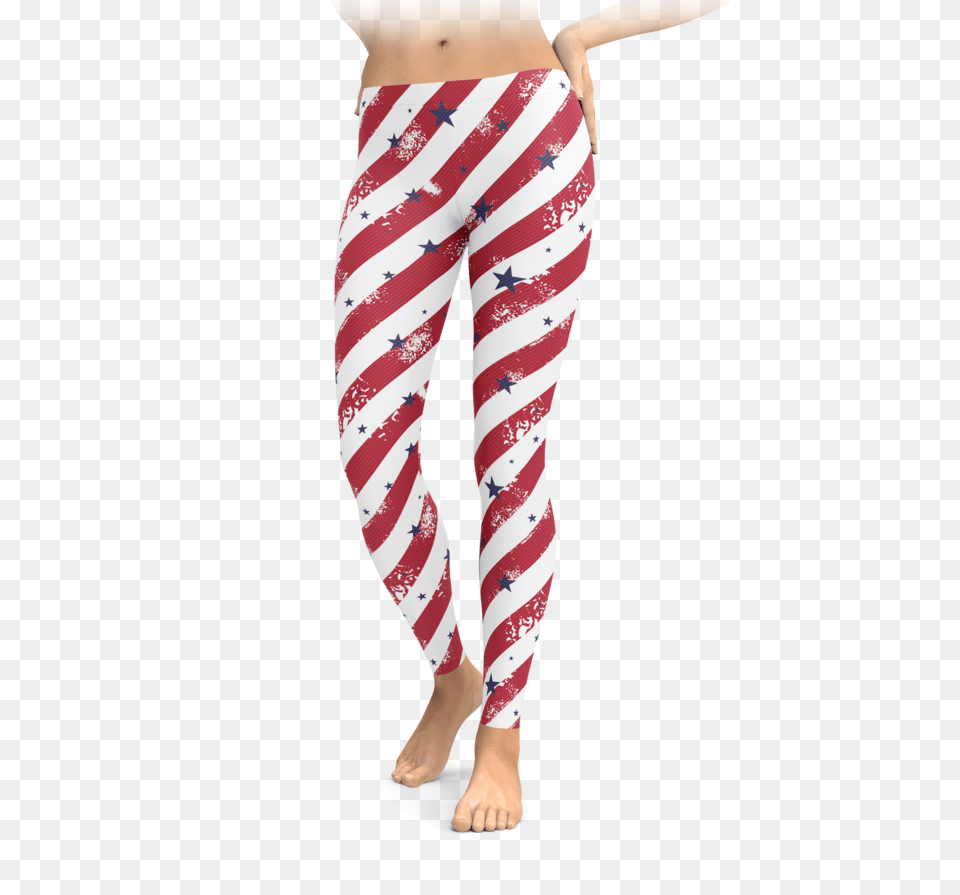 Diagonal Stripes Stars Leggings Brave New Look, Clothing, Hosiery, Tights, Adult Free Transparent Png